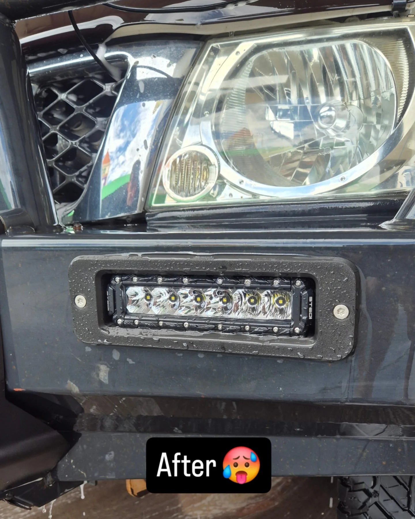 Bullbar Lightbar Brackets with indicators in a pair