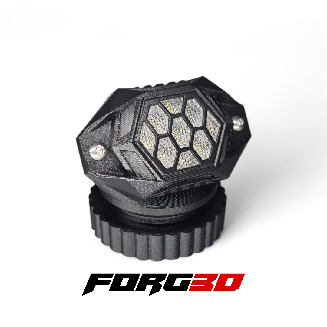 Rock Light Roof Rack Mounts