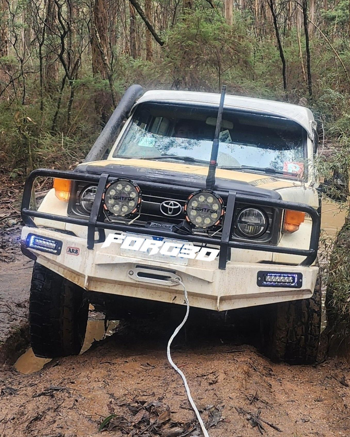 Bullbar Lightbar Brackets with indicators in a pair
